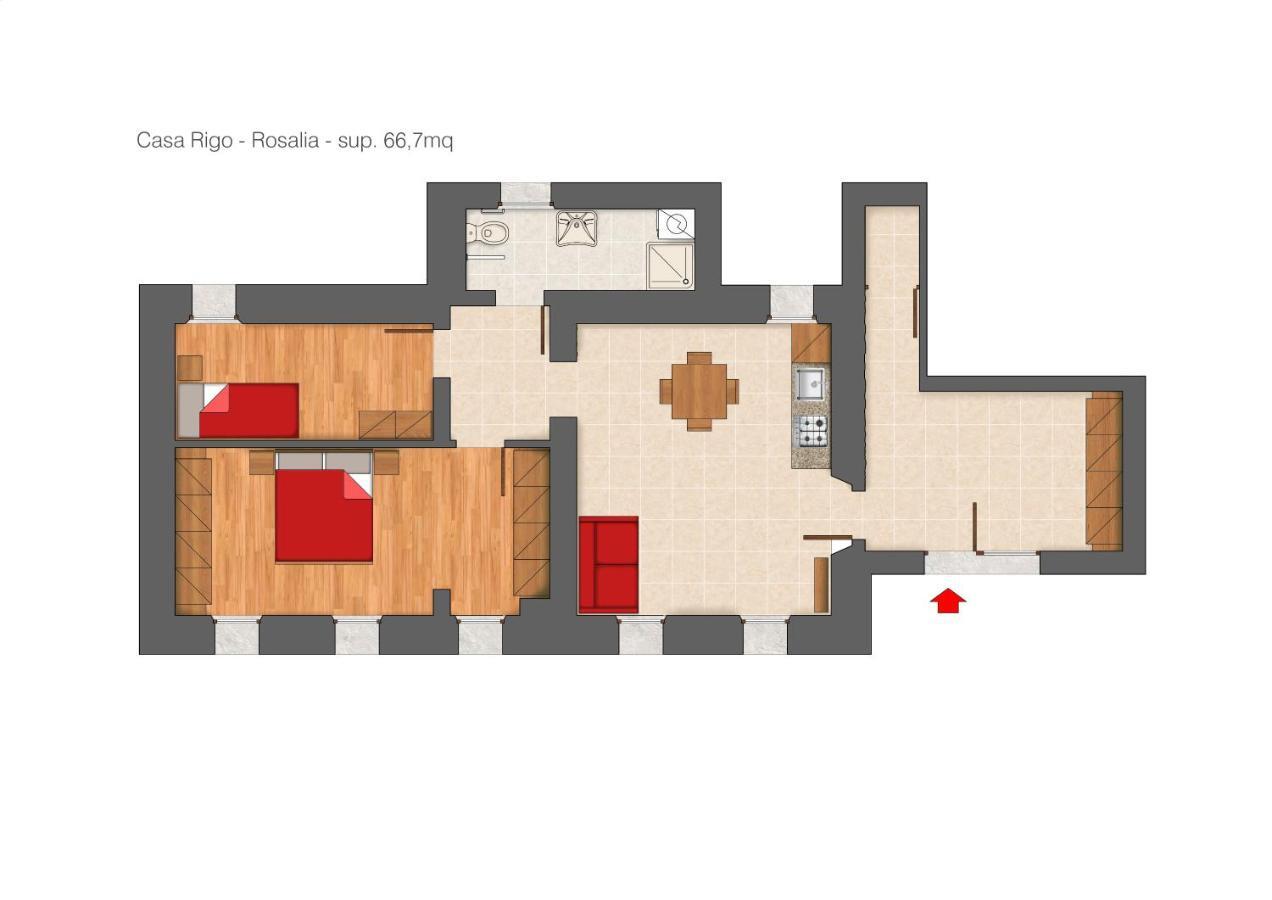Albergo Diffuso Polcenigo Casa Rigo Exteriör bild